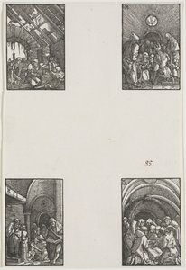 Människans fall och återlösning, ca. 1515. av Albrecht Altdorfer