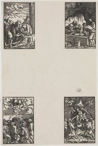 Människans fall och återlösning, ca. 1515. av Albrecht Altdorfer