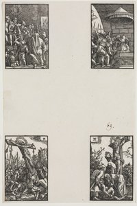 Människans fall och återlösning, ca. 1515. av Albrecht Altdorfer