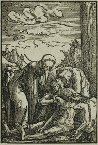 Jungfruns klagan, från Människans fall och återlösning av Albrecht Altdorfer