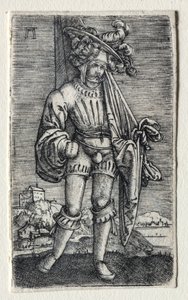Den lilla fanbäraren. av Albrecht Altdorfer
