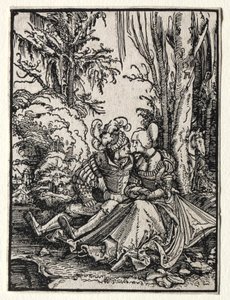 De älskande, 1511. av Albrecht Altdorfer