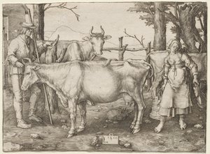 The Milkmaid av Albrecht Altdorfer