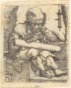 Den eftertänksamma snickaren av Albrecht Altdorfer