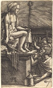 Den romerska kurtisanen (The Revenge of the Magician Virgil) av Albrecht Altdorfer
