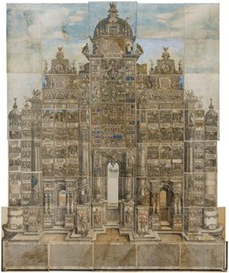 Kejsar Maximilian I:s triumfbåge av Albrecht Altdorfer