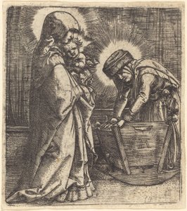 Jungfrun och barnet och Sankta Anna av Albrecht Altdorfer