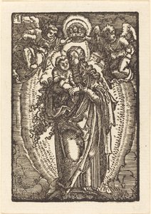 Jungfrun som himmelens drottning av Albrecht Altdorfer