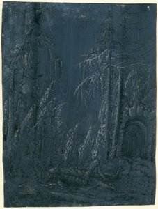 Död Pyramus av Albrecht Altdorfer