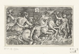Havsgudarnas triumf av Albrecht Altdorfer