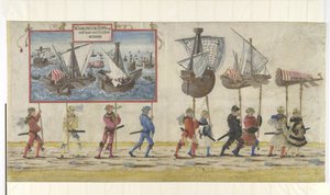 Kejsar Maximilian I:s triumftåg, 1512-1515. av Albrecht Altdorfer