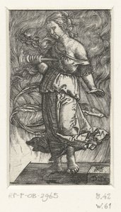 Didos självmord Dido (titel på objekt) av Albrecht Altdorfer