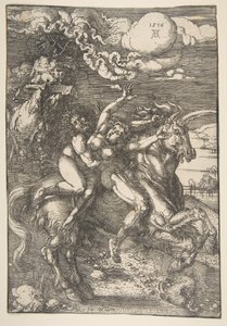 Bortförande av Proserpine av Albrecht Dürer