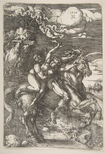 Bortförande av Proserpine.n.d. av Albrecht Dürer