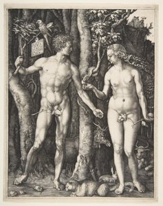 Adam och Eva, 1504 av Albrecht Dürer