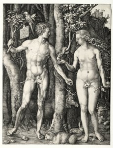 Adam och Eva, 1504. av Albrecht Dürer