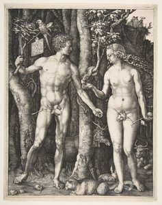 Adam och Eva, 1504. av Albrecht Dürer