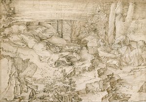 Plåga i trädgården av Albrecht Dürer