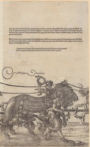 Alacritas, nummer 4 i serien ”Den stora triumfvagnen” av Albrecht Dürer