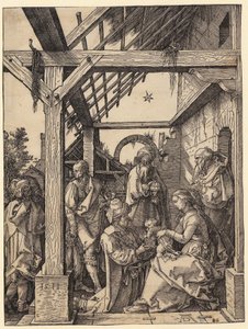 Trehungarnas tillbedjan av Albrecht Dürer