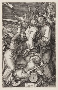 Förräderi mot Kristus, från The Engraved Passion av Albrecht Dürer