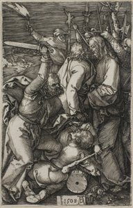 Förräderi mot Kristus, från The Engraved Passion av Albrecht Dürer