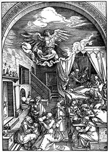Jungfruns födelse, 1502-1505, 1936 av Albrecht Dürer