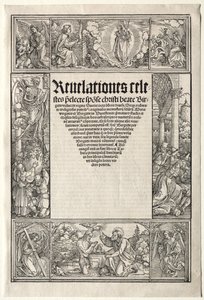 Gräns - med Kristi dop. av Albrecht Dürer