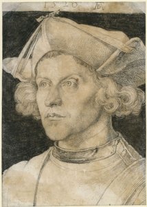 Bystbild av en ung man av Albrecht Dürer