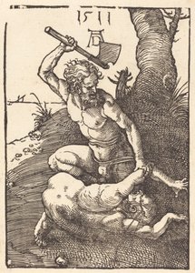 Kain dödade Abel, 1511. av Albrecht Dürer