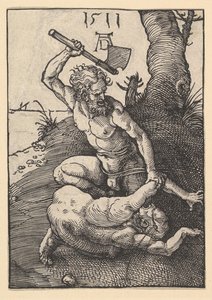 Kain dödade Abel, 1511. av Albrecht Dürer