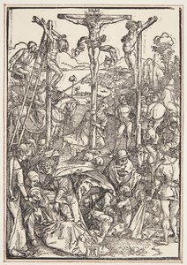 Golgata (anspråkslös träsnitt) av Albrecht Dürer