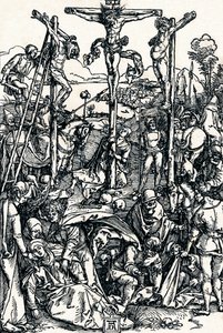 Golgata med de tre korsen, 1504 1906 av Albrecht Dürer