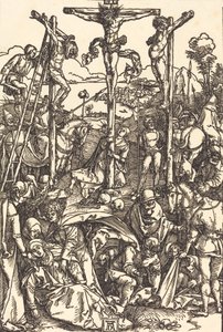 Golgata med de tre korsen, ca. 15041505. av Albrecht Dürer