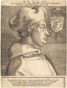 Kardinal Albrecht av Brandenburg (”Den store kardinalen”) av Albrecht Dürer