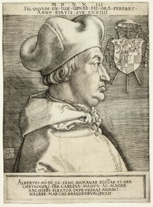 Kardinal Albrecht av Brandenburg (Den store kardinalen) av Albrecht Dürer