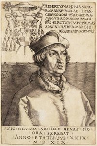 Kardinal Albrecht av Brandenburg (Den lille kardinalen) av Albrecht Dürer