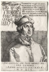 Kardinal Albrecht av Brandenburg – Den lilla tallriken av Albrecht Dürer