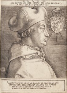 kardinal Albrecht av Brandenburg; eller den store kardinalen av Albrecht Dürer