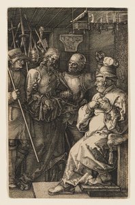 Kristus inför Kaifas av Albrecht Dürer