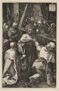 Kristus bär korset, från The Passion, 1512. av Albrecht Dürer