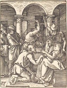 Kristus krönt med törnar av Albrecht Dürer