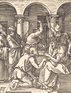 Kristus krönt med törnar, troligen ca. 15091510. av Albrecht Dürer