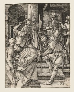 Kristus förs inför översteprästen av Albrecht Dürer