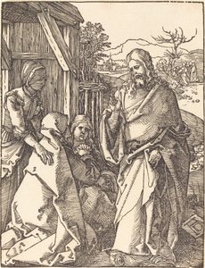 Kristus tar ledigt från sin mor av Albrecht Dürer