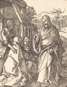 Kristus tar avsked från sin mor, förmodligen ca. 15091510. av Albrecht Dürer