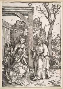 Kristus tar avsked med sin moder, från The Life of the Virgin, ca. 1504. av Albrecht Dürer