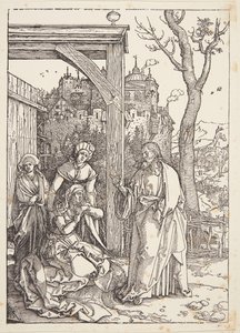 Kristus tar avsked från sin mor av Albrecht Dürer