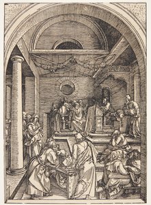 Kristus bland läkarna av Albrecht Dürer