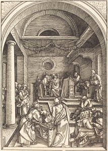 Kristus bland läkarna av Albrecht Dürer
